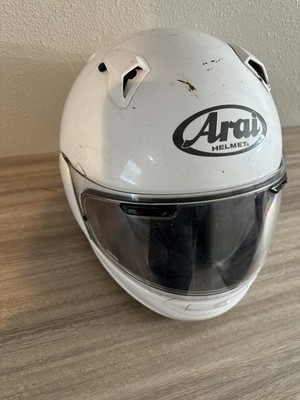 Arai Quantum-X Full Face Motorcycle Helmet Medium M White Japan SEE PHOTOS 