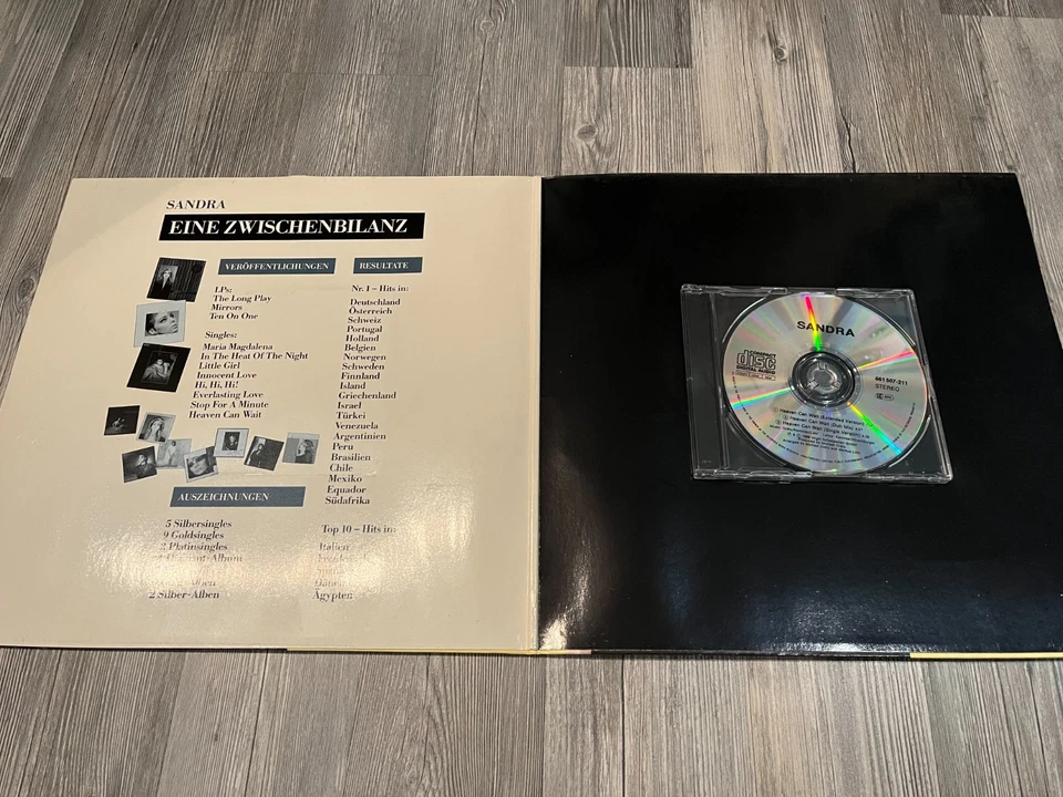 Sandra – Heaven Can Wait - Promo Maxi CD /12" Vinyl Set © 1988 (611 507) - Bild 2 von 3