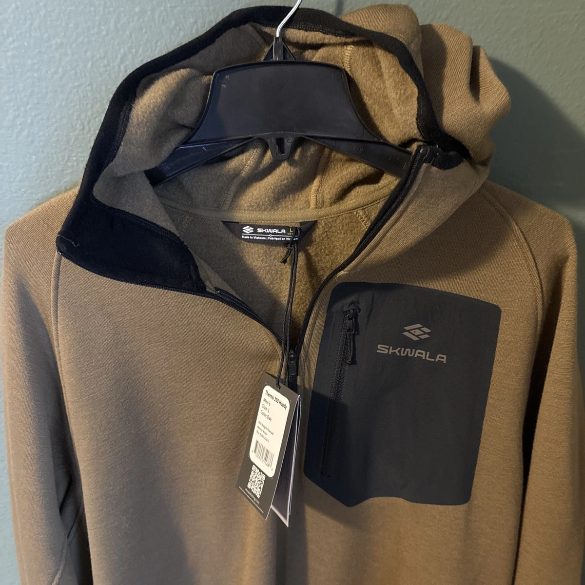 Sudadera con capucha Skwala Fishing Thermo 350 M's L roble