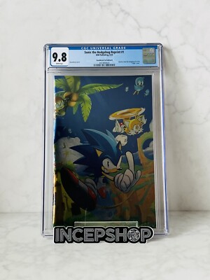 Sonic The Hedgehog (IDW Comics) - #1, Stashhhloot Foil Edition D, CGC 9.8 NM/M