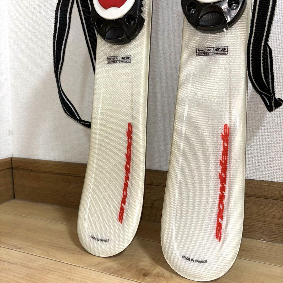 Salomon BUZZ 99.9cm Short Skis Snowblade Fun Ski Red & White Salomon BUZZ 99.9cm Short Skis Snowblade Fun Ski Red & White