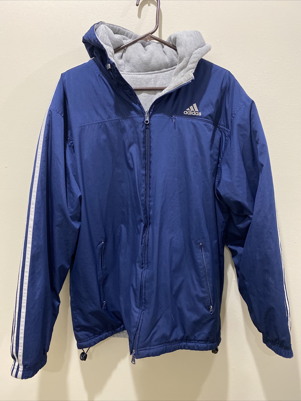 90s Navy Blue Reversible Jacket 