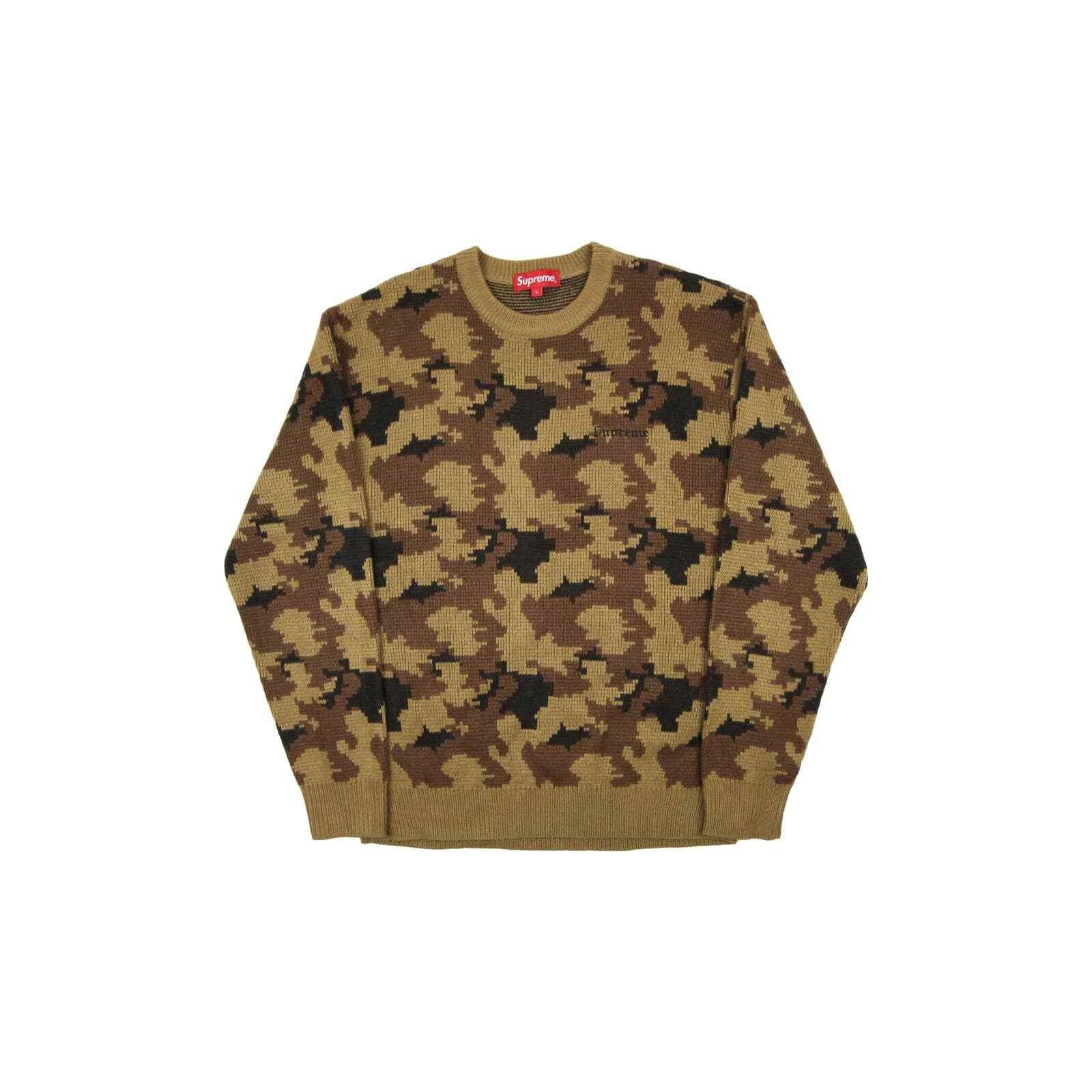 Supreme Camo Sweater FW16