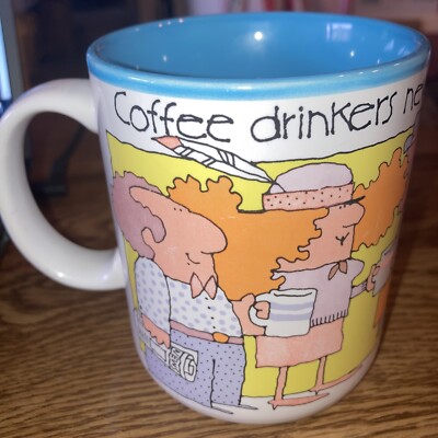 1986 Current Coffee Cup Mug, Coffee Drinkers Never Die- they Just go to pot