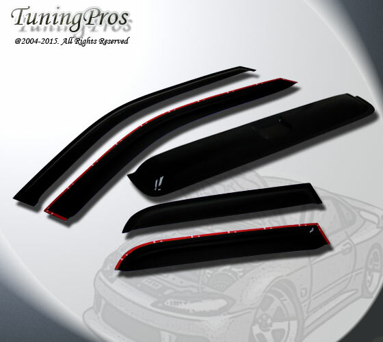 JDM Outside Mount Vent Window Visor Sunroof T2 5pc Mercedes Benz 0309