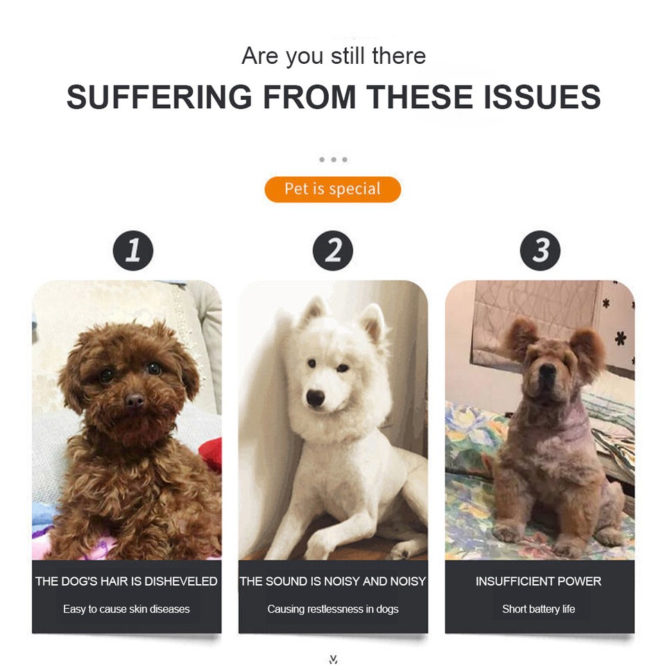 A Dog Clipper Professional Hair Cutting Machine Electric Clipper Pet