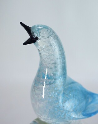 Vintage Murano Glass Blue Bird Sculpture Formia | eBay
