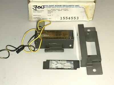 FOLGER ADAM SECURITY 700 24VDC 32D NON-FAIL SAFE NFS ELECTRIC STRIKE 1/2'' 