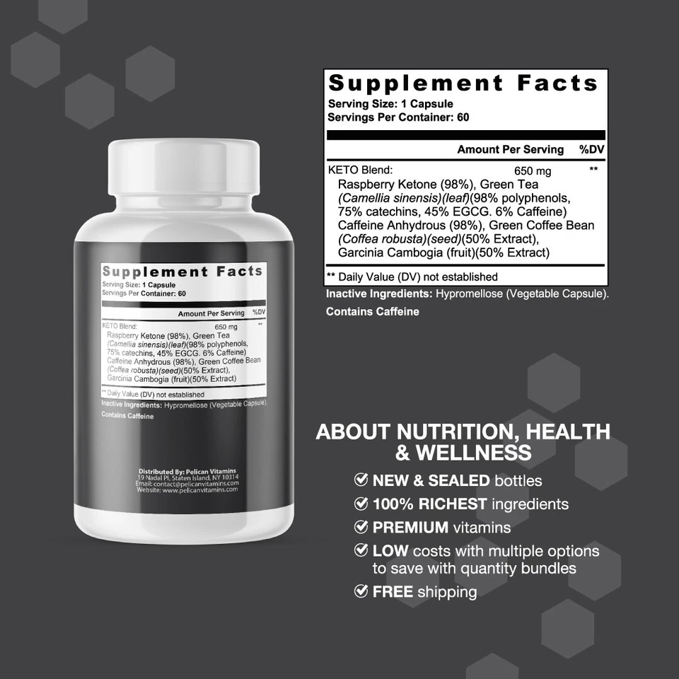 Keto Burn MAX AM-PM - Apoyo para el metabolismo, suplemento para el control de peso - 10 botellas Foto 3 de 4