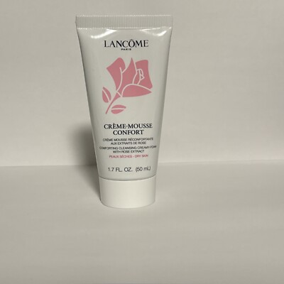 LANCOME Creme Mousse Comfort Cleansing Creamy-Foam w Rose Extract 1.7oz