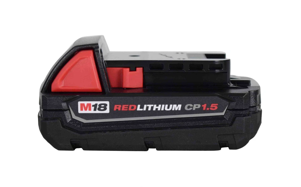 Batería compacta de iones de litio Milwaukee 48-11-1815 de 18 voltios [paquete de 2 paquetes al por menor] Foto 3 de 4