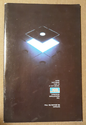 SSI Fall/Winter Catalog 1985-1986 for Apple II,Macintosh,Commodore 64,IBM,Atari