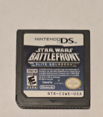 Star Wars Battlefront: Elite Squadron (Nintendo DS, 2009) Tested Authentic 