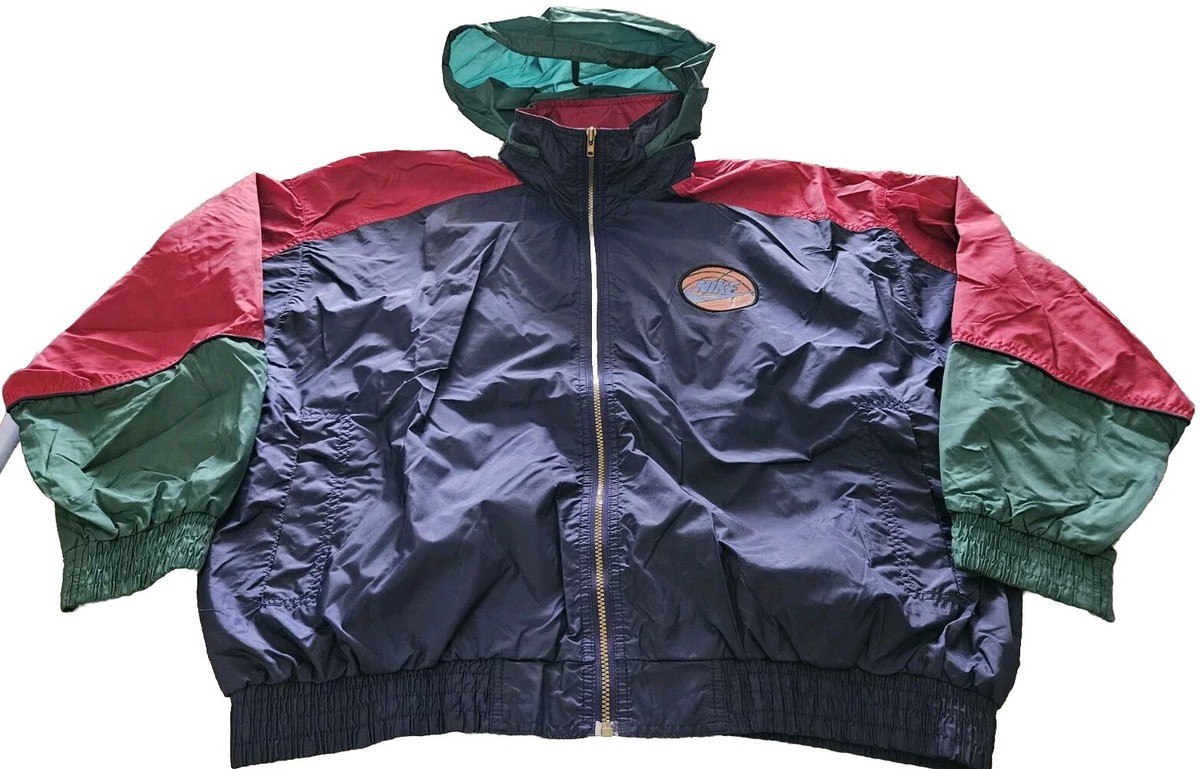 Vintage 90s Nike Jacket RESPECT THE GAME Basketball