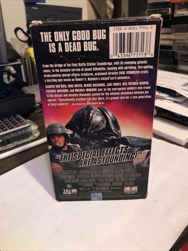 Starship Troopers VHS 1998 Sci FI Gore Action Cult Paul Verhoeven - Picture 3 of 5