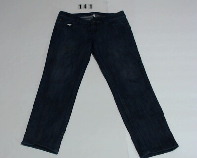 Loft Jeans Size Womens Mid Rise Capri Dark Wash Blue Denim - Main Image