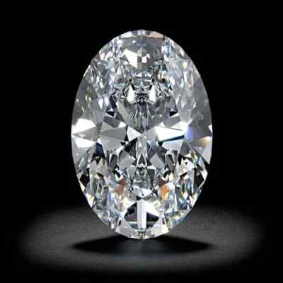 3 Ct Natural D Color Lab Grown Loose Diamond Beautiful Oval Cut VVS1 Certified