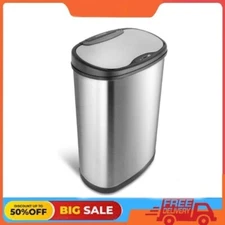 Nine Stars 13.2 Gallon Trash Can, Motion Sensor Kitchen Trash Can
