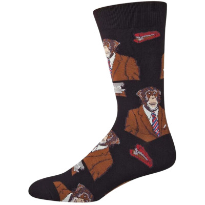 Herren Affen Socken Socksmith ''Monkey Biz'' Qualitätsstoff lustig Tierliebhaber Geschenk