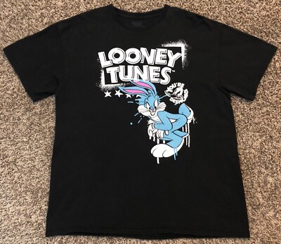 Looney Tunes Bugs Bunny You're Despicable Men's Black T-Shirt Size Large