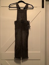 NWT Cat  Jack Black Denim Overalls Size Small 6/6X