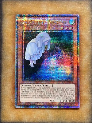 Yugioh Ghost Mourner & Moonlit Chill RA02-EN015 Quarter Century Alt Art 1st NM