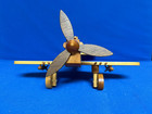Vintage Wood U.S. ARMY  P-40  Warhawk Airplane Model  - 14" long -Handmade — photo 2