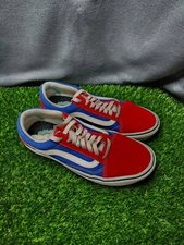 Vans Old Skool Low Blue And Red