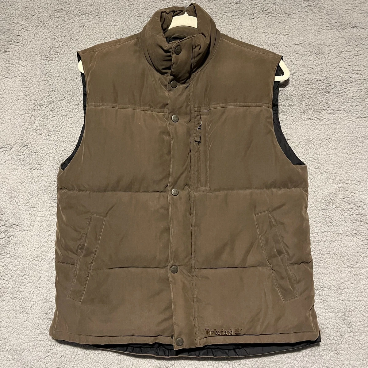 希少 90s Timberland Weathergear Down Vest Timberland Nylon Outer Shell Vests for Men for Sale | Shop New