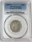 1859-O 25C Seated Liberty Quarter PCGS XF Detail #
