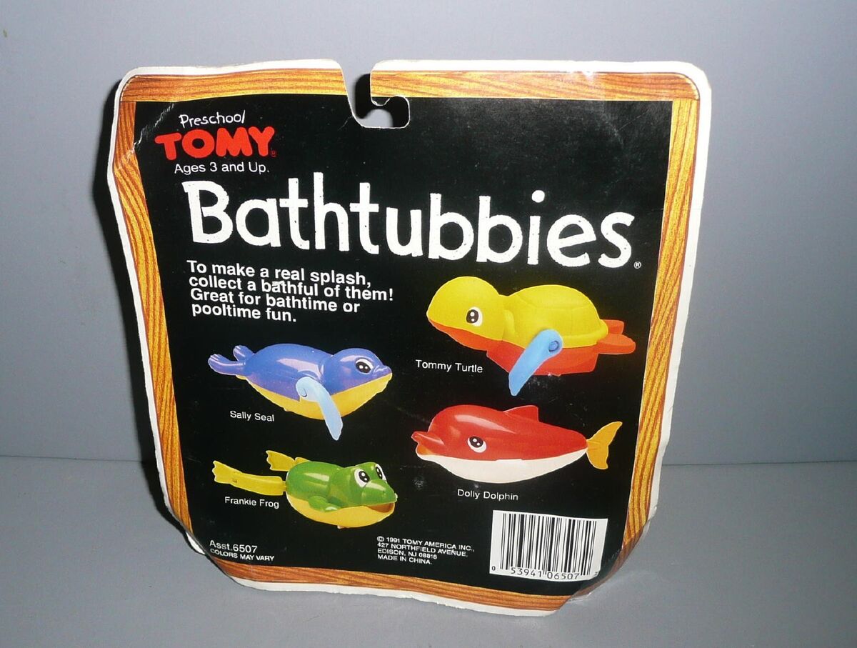 1991 Tomy Wind-Up BATHTUBBIES FRANKIE FROG 6507 Water Bath 1991 Tomy Wind-Up BATHTUBBIES FRANKIE FROG 6507 Water Bath