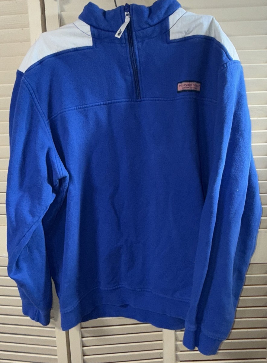 vineyard vines 1/4 zip pullover large RN 134578 | eBay