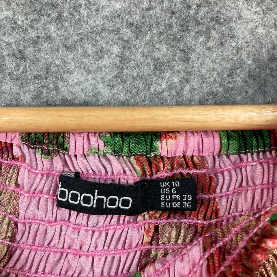 Mono Boohoo Mujer Talla 10 Pequeño Rosa Piña Manga Corta 13525 Foto 4 de 4