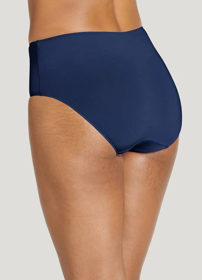 Bikini Jockey sin costuras azul nailon transpirable para mujer talla ropa interior 001370/468 Foto 3 de 3