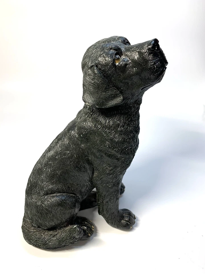 melannco black Labrador dogs resin bookends figurines 6.5”h - Image 2 of 4