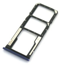 OEM XIAOMI REDMI 7 M1810F6LG REPLACEMENT BLUE MICRO SD SIM CARD TRAY