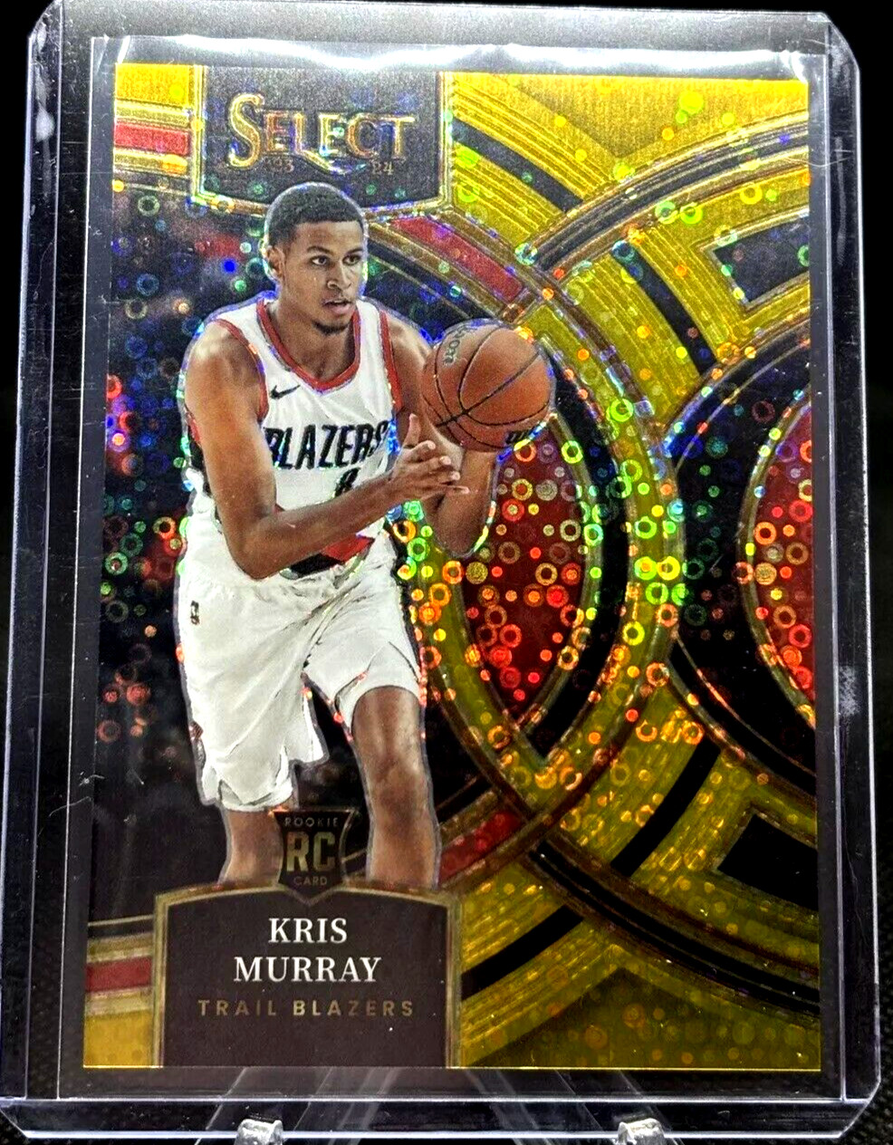 2023-24 Panini SELECT Kris Murray RC #120 GOLD DISCO Prizm /10 Premier Level