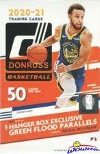 2020/21 Panini Donruss Basketball HUGE 50 Card HANGER Box-EXCLUSIVE PARALLELS
