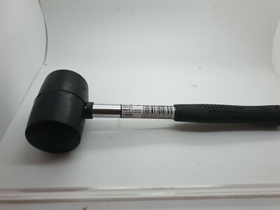 50 mm Gummihammer mit Metallstiel Kunststoffsoftgriff Schonhammer Fliesenleger 