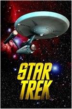 Star Trek Enterprise Poster – Classic NCC-1701 Starship Scene Wall Art Print