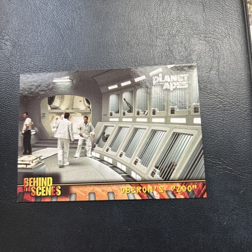 B18s Of The Apes Movie 2001 Topps 76 Oberon's Zoo Behind The
