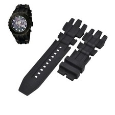 Subaqua 0507 26mm Black Rubber Watch Strap For Invicta