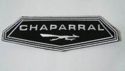 Chaparral Race Cars Iron-On Embroidered Patch 4''  Jim Hall - Can-Am SCCA USAC 