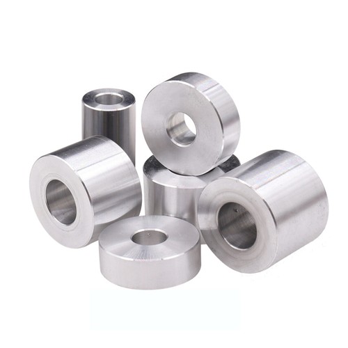 Round Spacer M8 M10 M12 Aluminium Stand Off Spacers Collar Bushes Bonnet Raisers - Picture 15 of 15