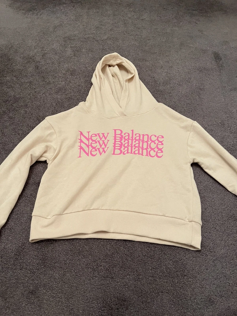 New balance top hoodie pink