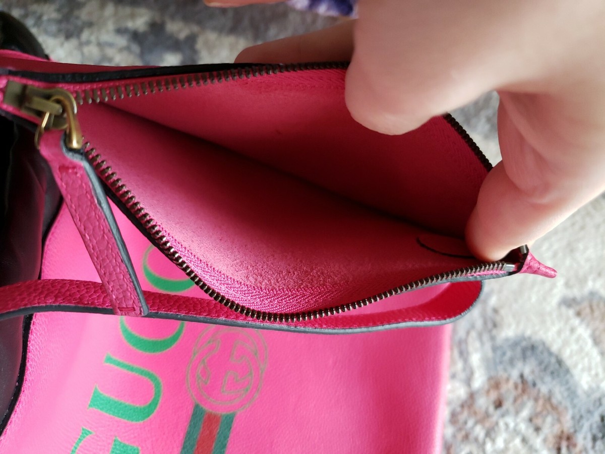 Gucci Backpack Calfskin Dark Pink Limited Edition Gucci Calfskin Bamboo Backpack Glossy Pink 1765001  main image 2