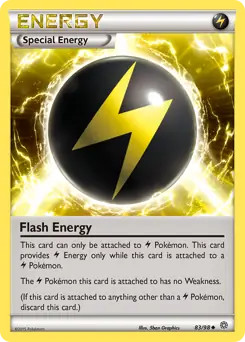 Flash Energy - 83/98 - Pokemon Ancient Origins XY Uncommon Card NM