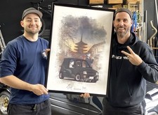 Mighty Car Mods Daihatsu Mira Autographed Poster Brand New Unopened