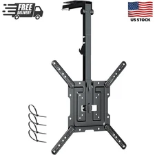 Ceiling TV-Mount Flip Down Folding - 23-55'' Manual Drop Down TV Mount, Fits ...