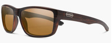 SUNCLOUD "Mayor" Polarized Unisex Sunglasses MATTE BURNISHED BROWN/Plr Brown 60